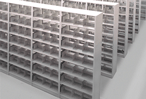 Aurora Shelving for record storage