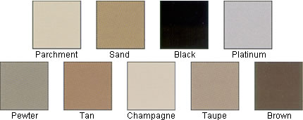  color chart for fireproof cabinets