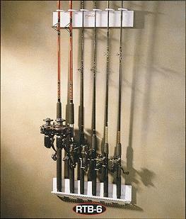 Fishing Pole Rack for Your Garage