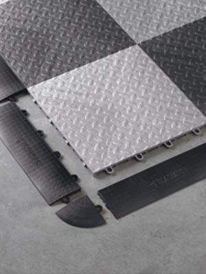 Gladiator Garage Works tile edge trim