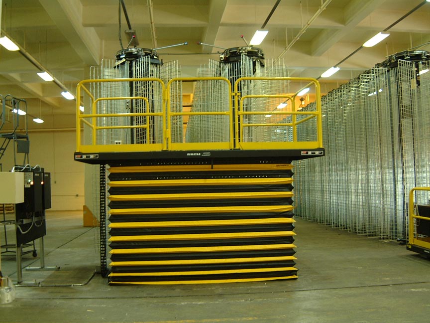 Horizontal Carousels for parts storage