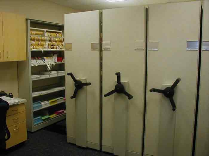 CENTRAL VALLEY HOSPITAL - Medical Records Rolling Shelving 