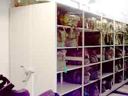 Readiness Bag Storage on High Density Shelving,