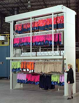 Vertical Carousels forApparel Storage save space